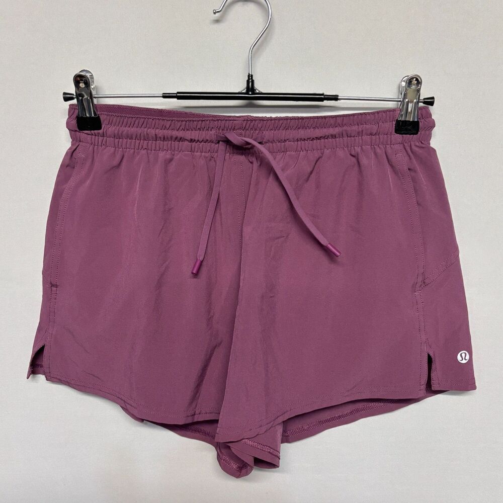 Lululemon Women Pace Rival High-Rise Shorts Size 4 Active Gym LW7DHHS D133 -25